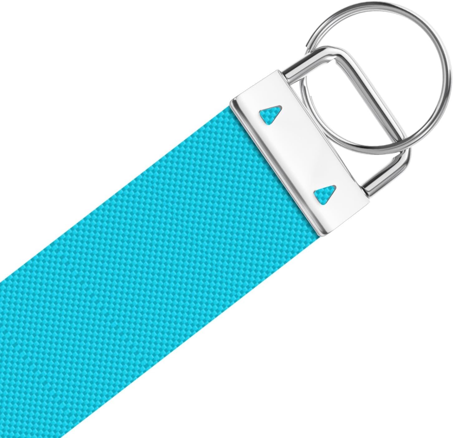 150 Pack 1 Inch Key Fob Hardware with Key Rings, Chain Fob Wristlet Bulk Lanyard for Chain Making, Bags, Hand Craft, Silver