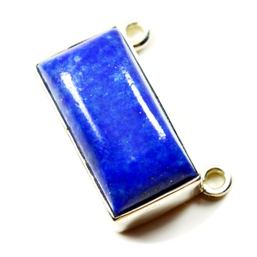 Collier lapis lazuli naturel et médaillon fait main, le cadeau idéal - 5