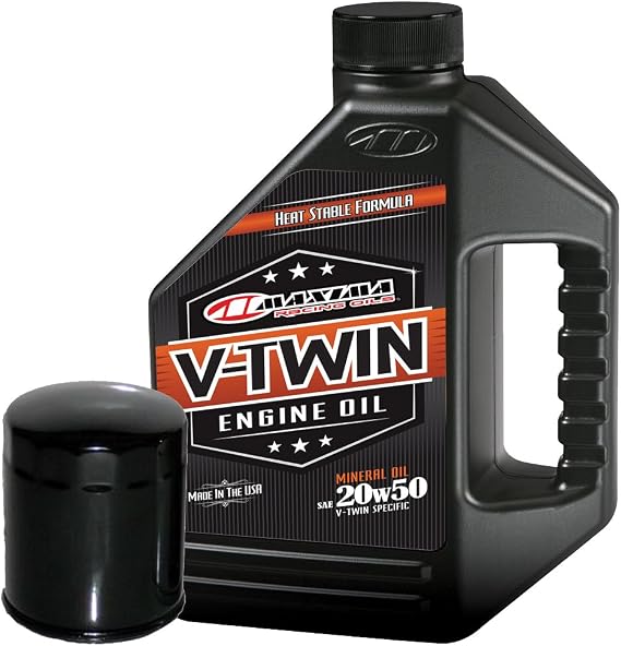 MaxHiflo VTEOCK1 Engine Oil Change Kit for Harley Davidson Sportster V-Twin