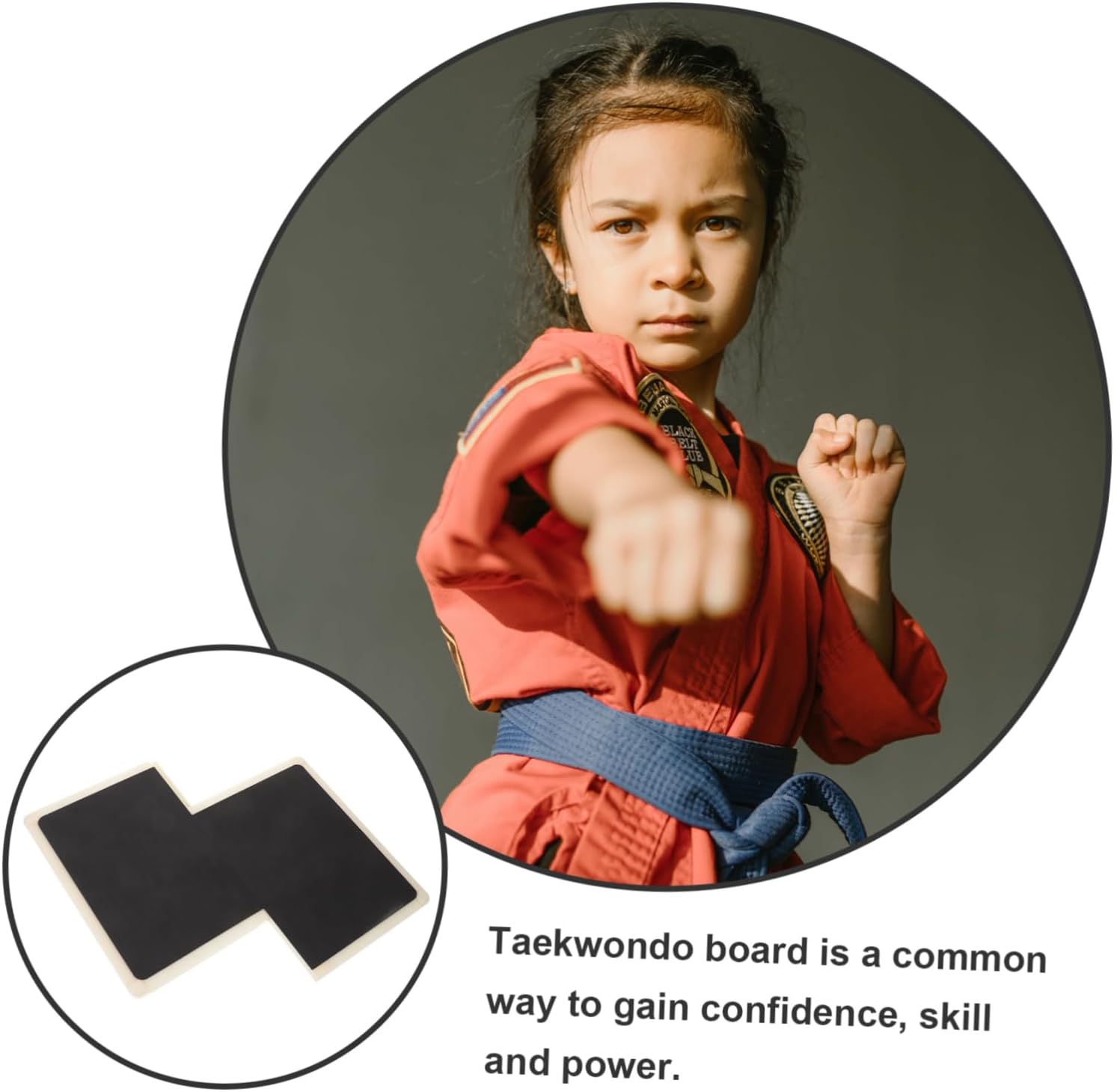 Professional Reusable Taekwondo Breaking Board Thick Practice Tool for Beginners Supports up for Home Gym Training