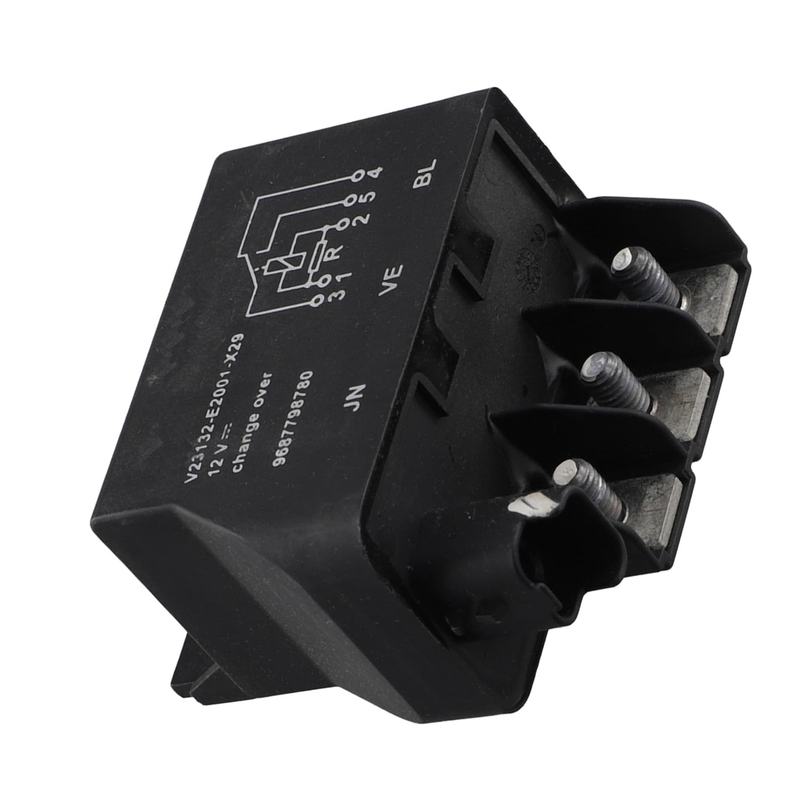 Accessoire automobile pour relais de ventilateur C5 1.8T Installation facile 658830 9687798780 Relais de ventilateur de refroidissement de remplacement Refroidissement du moteur à réponse rapide