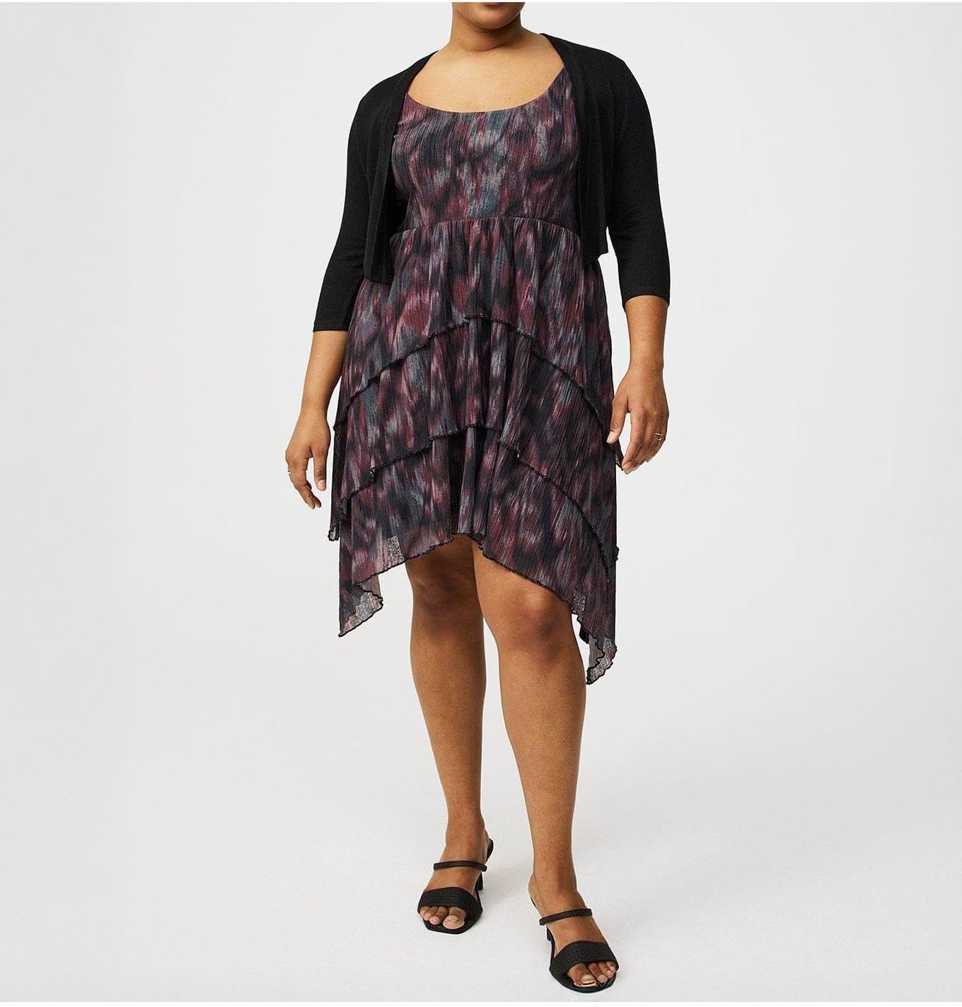 Torrid Women's Plus Size 3/4 Sleeve Crop Shrug