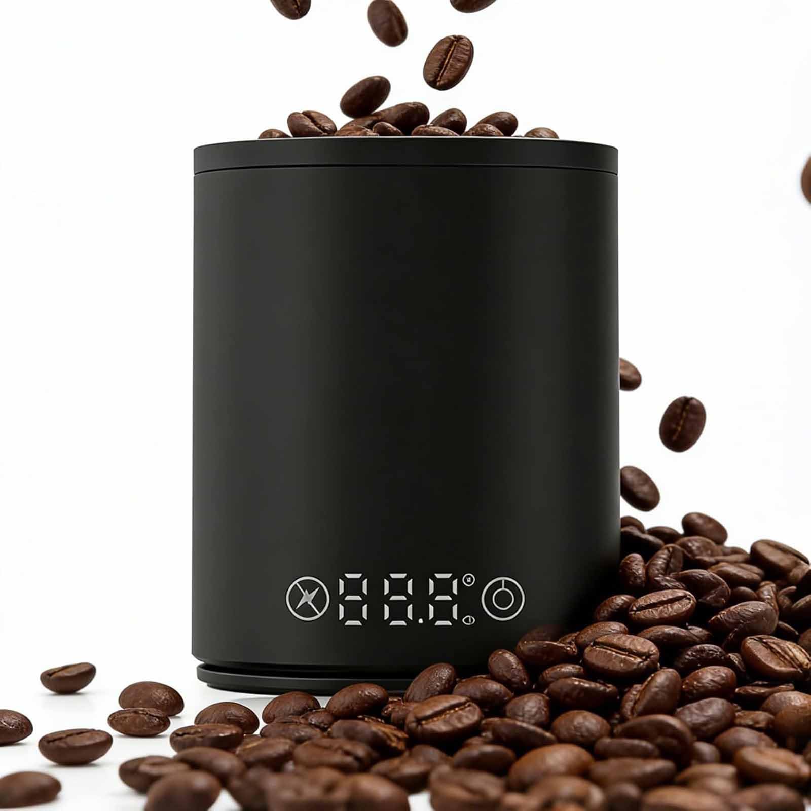MRJYK Digital Coffee Bean Dosing Cup, High Precision Espresso Scale, With Led Scale, 0.1g High Precision, 0.3-500g Measuring Range, Compatible 58mm Portafilter, For Weighing & Tamping