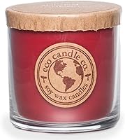 Vista 75 de ECO CANDLE CO. Vela reciclada, Pastel de Ron y Caramelo, 26 oz. - Aromas de Caramelo, Ron, Arce, Almendra, Pera y Vainilla - 100% Cera de Soya, Sin