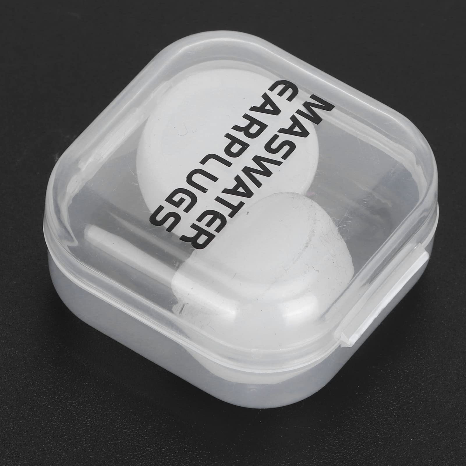 aqxreight 8Pcs Transparent Reusable Swimming Earplugs | Noise Reduction Earplugs for Swimming and Sleeping