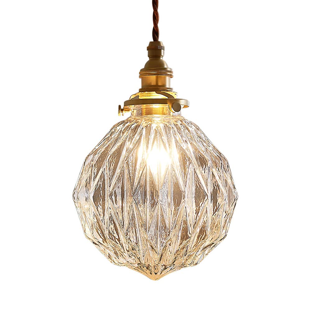 Lámparas colgantes de cristal para balcón que solucionan la falta de luz decorativa