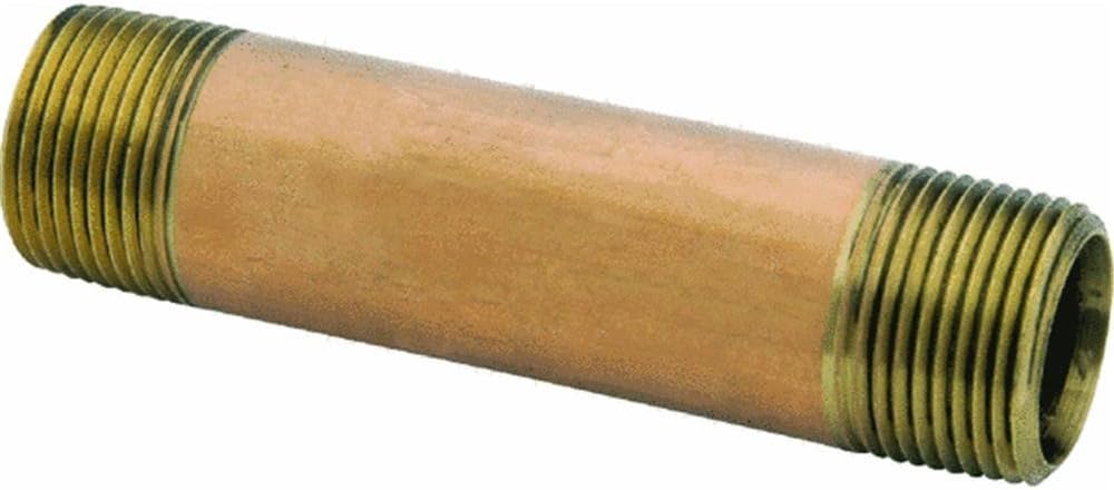 1/4 Inch Galvanized Steel Nipple - Close Pipe Fitting For Plumbing Projects