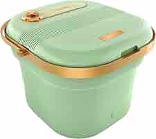 GOQRAQ フットバス 着脱式 足湯器 足浴 リモコン 折り畳み 電動もみ玉 Amazon.co.jp : GOQRAQ フットバス 折り畳み 足湯 バケツ 足つぼ