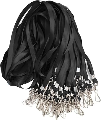 Lanyards for Id Badges Lanyard with Clip Swivel Hooks for Name Tags ID Badge Holder, Employees, Students, Attendees