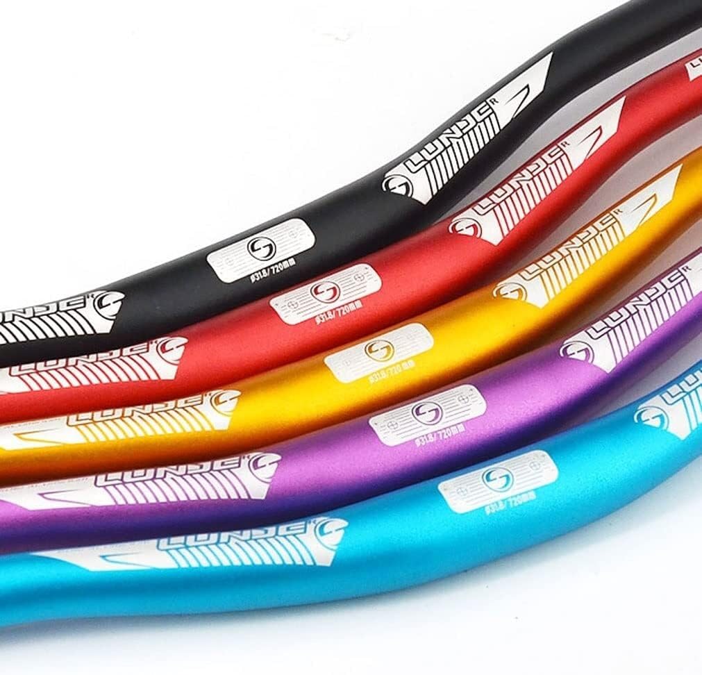 VTT Rise 25mm Lift Guidon 31.8mm DH XC AM VTT Guidon Extra Long Aluminium Guidon (Color : Blu, Size : 620mm)