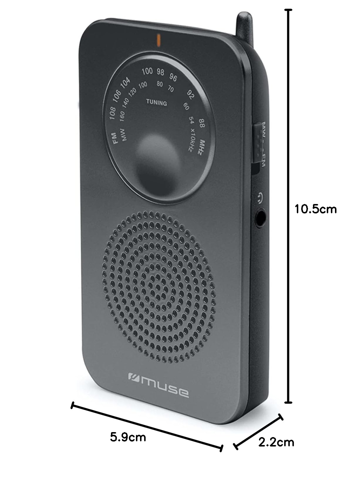 MUSE Radio M-01 RS, Czarny