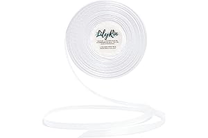 White Ribbon 1/4 Inches 36 Yards: The Perfect Touch for Any Occasion