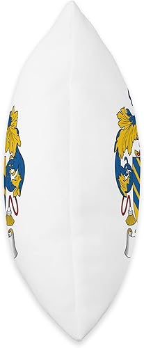 Miniatura 2 de Lira - Almohada con escudo familiar, 16 x 16 pulgadas, multicolor