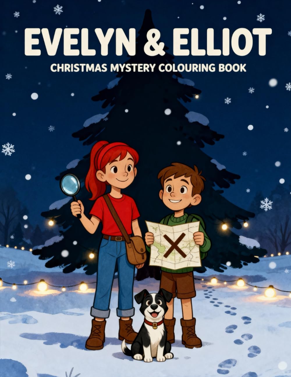 Evelyn & Elliot Christmas Colouring Book