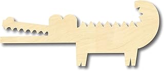 Unfinished Wood Cute Crocodile Alligator Shape Craft up to 46" DIY 20" / 3/4"