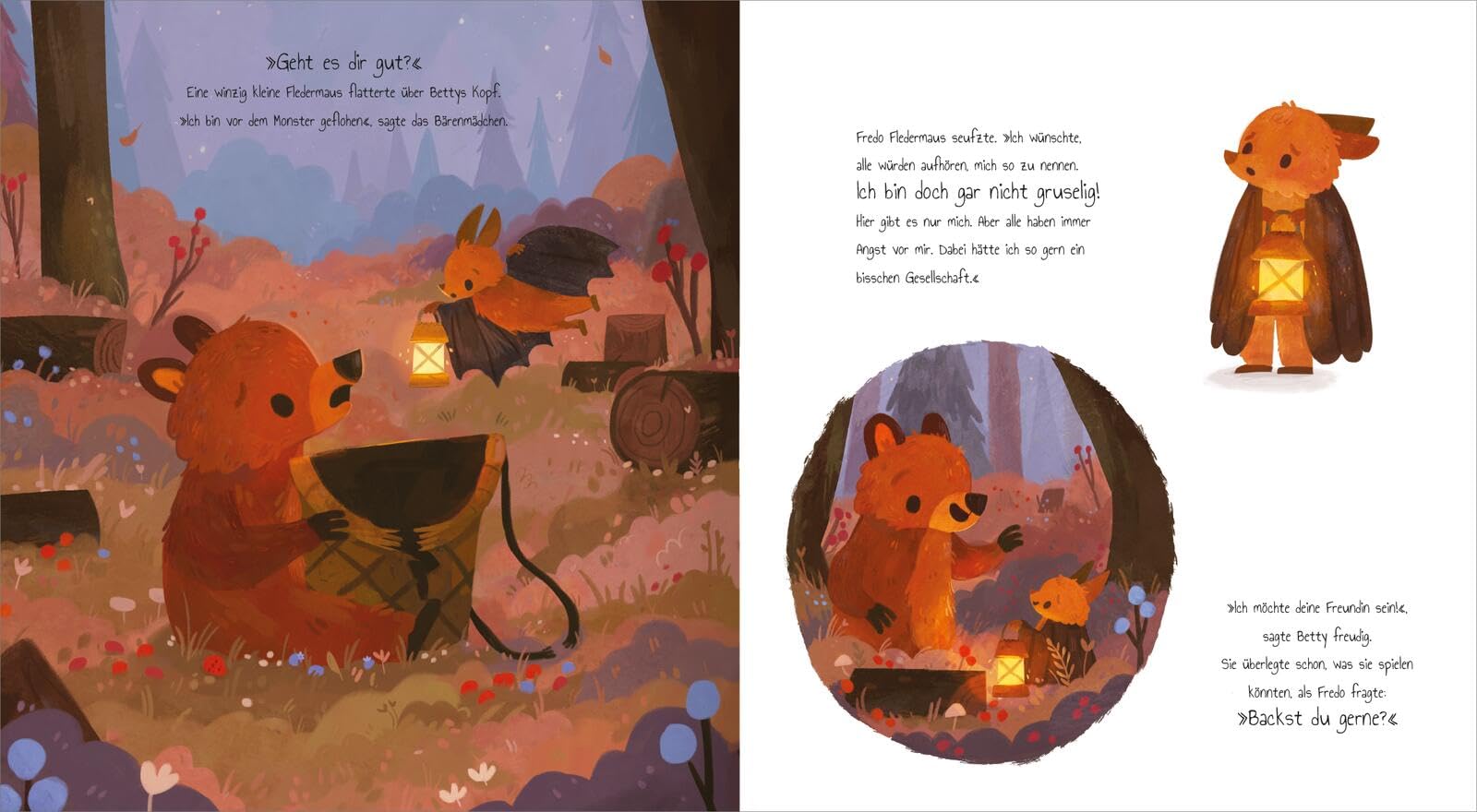 Ich bin doch gar nicht gruselig!: Kinderbuch ab 3 Jahren über eine kleine Fledermaus, Vorurteile, Angst überwinden - voller Wärme, Freundschaft & Kuchen