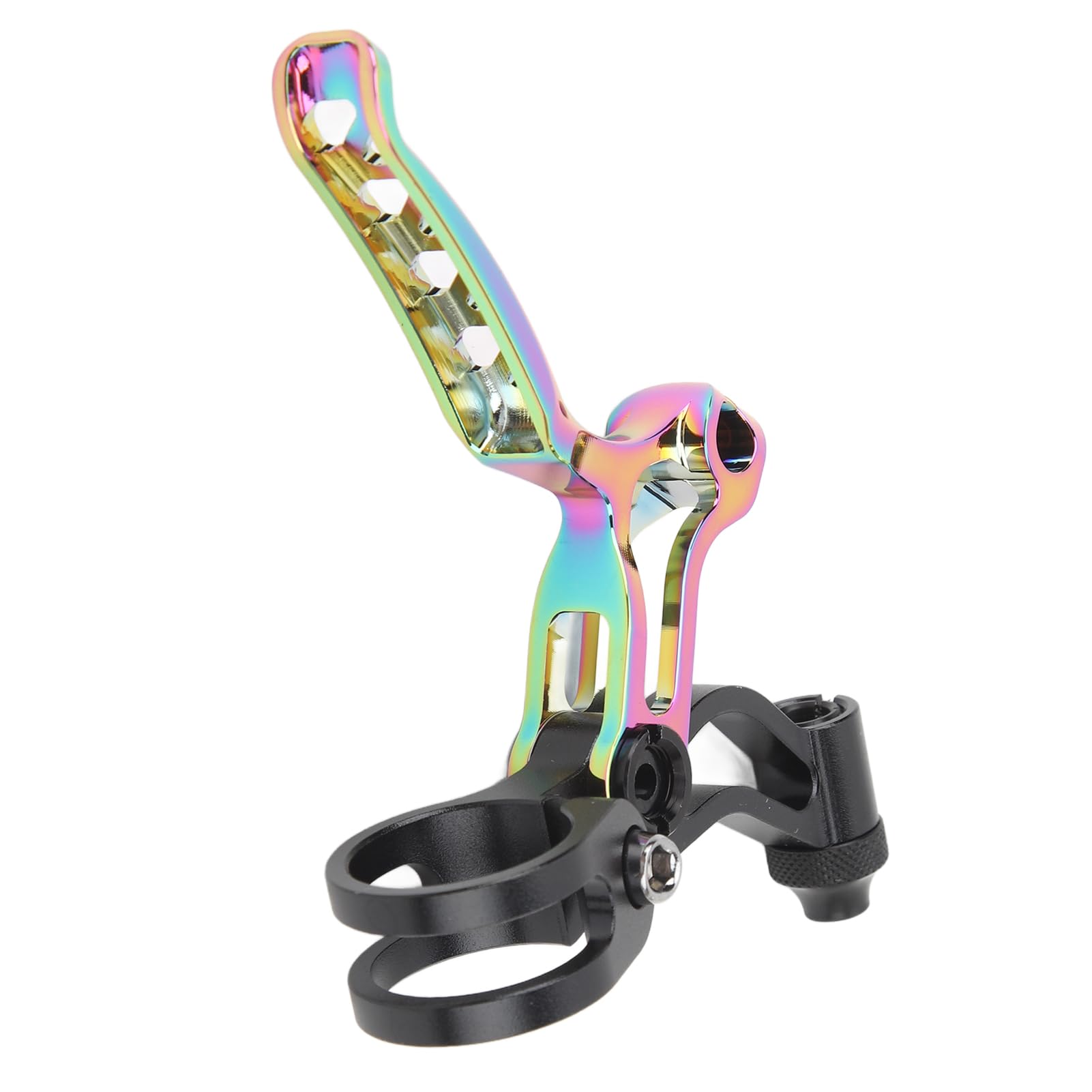 Leva del freno della bicicletta Lega di alluminio Maniglia del freno a V Leggera Resistente Risposta rapida per Mountain Bike Bici da strada Manubrio da 22,2 mm Confezione