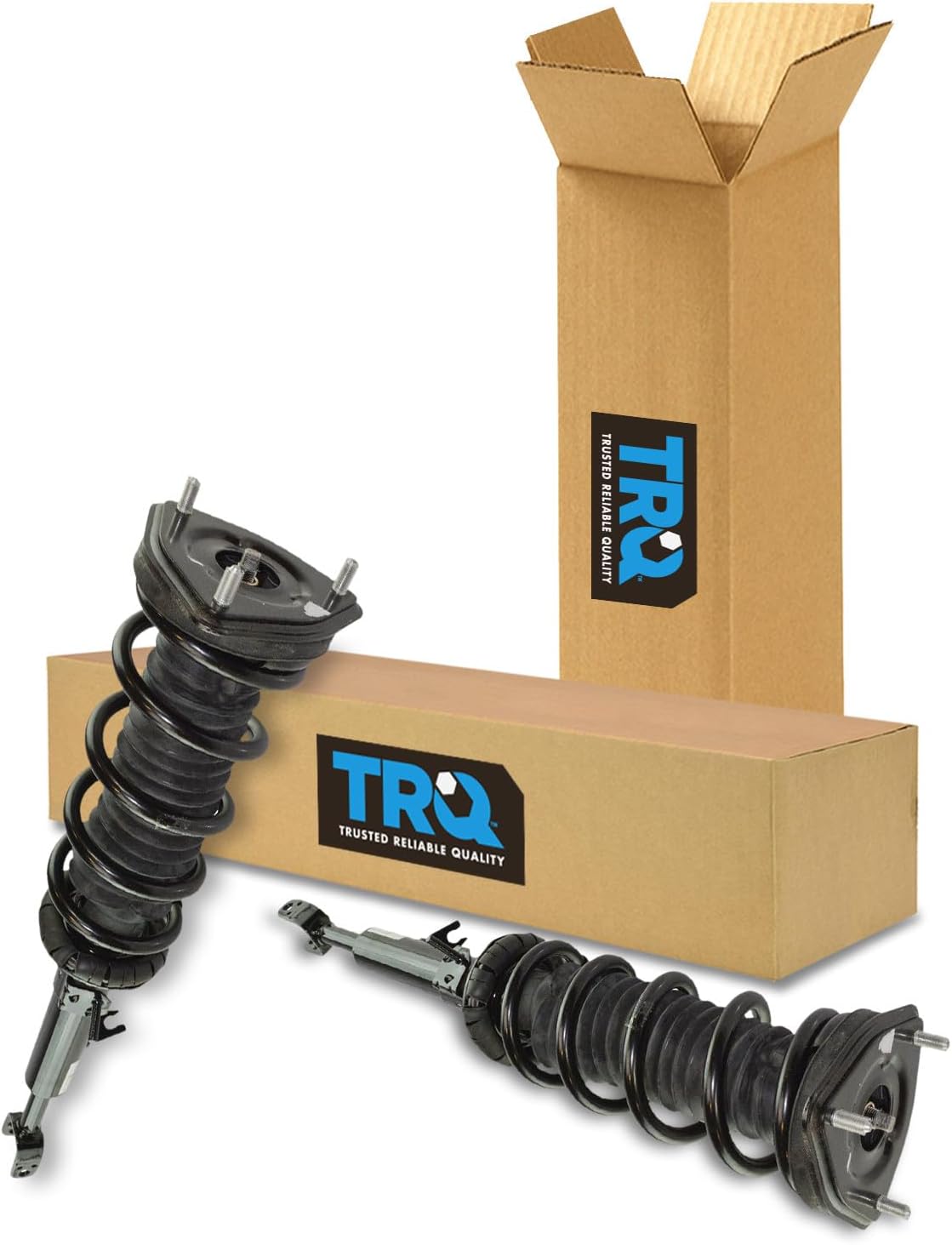 TRQ Front Loaded Quick Complete Shock & Spring Assembly Set (2-piece)