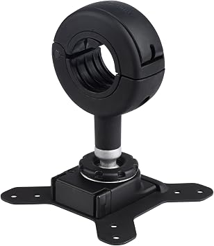 Atdec SD-DO QuickShift Donut Pole Mount Accessory up to 26.4lbs displays with Quick Release Mechanism and 75x75/100x100 VESA Support, Black
