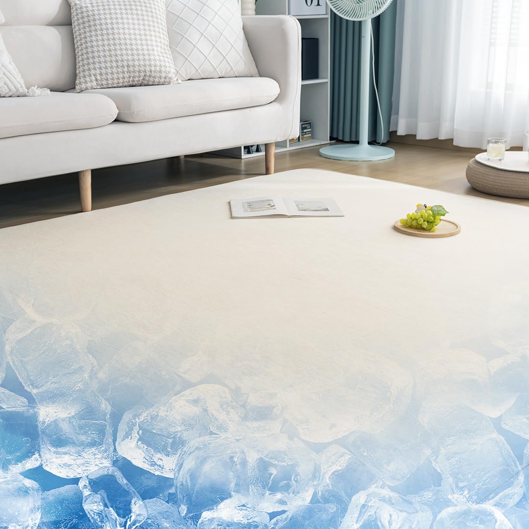 Housecover カーペット 夏用ラグマット ラグ 接触冷感 滑り止め付き…