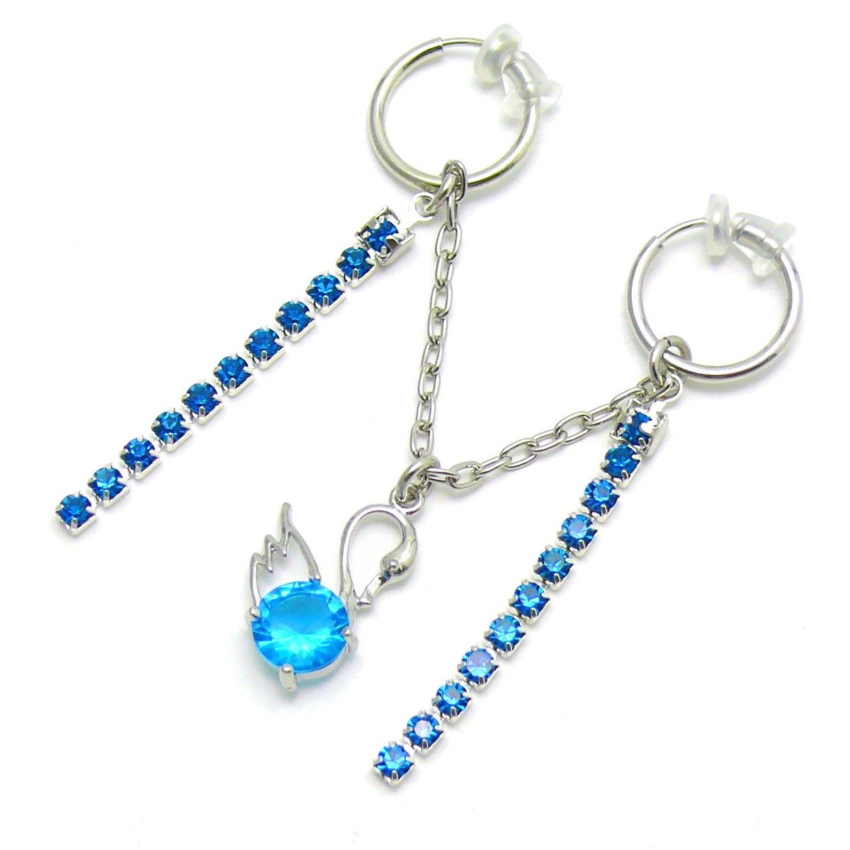 Amazon.co.jp: 【Jewelry Hanazono】ラビアチェーン スワン ブルー