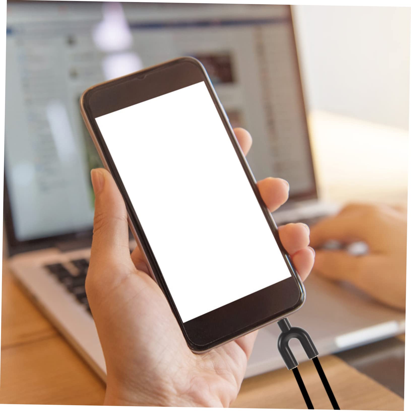OSALADI 30piezas Adaptador De Auriculares Estéreo u Shape Divisor De Audio Compartir Música y Películas Compatible Laptop y Tablet Incluye