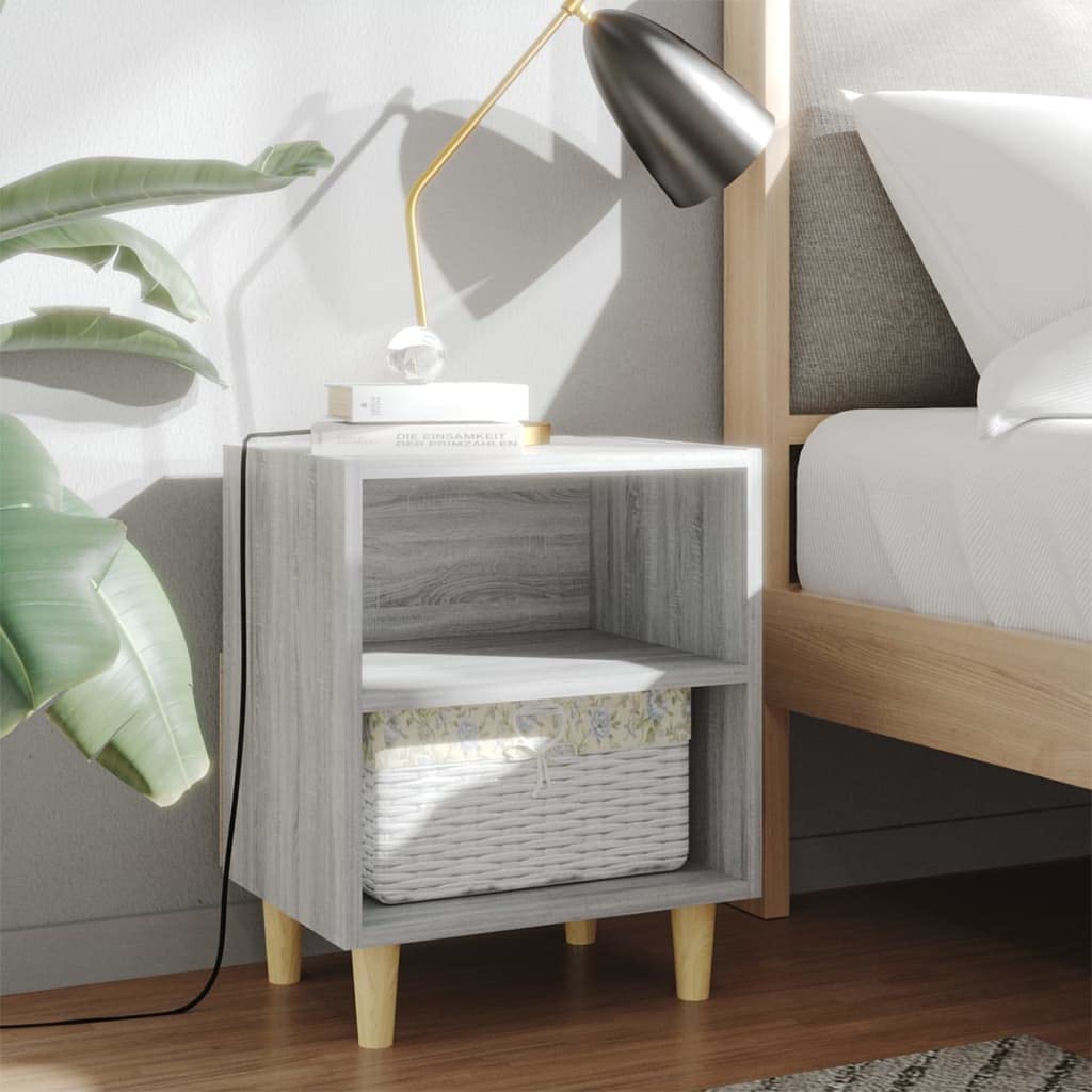 Table de chevet avec rangement en bois pour créer une chambre d'enfant scandinave