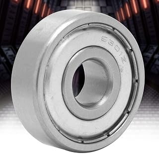 10pcs 6301-ZZ 12 * 37 * 12mm, Ball Bearings Deep Groove Ball Bearings Single Column Deep Groove Bearing Double-Side Rubber Sealed Deep Groove Steel Ball Bearings