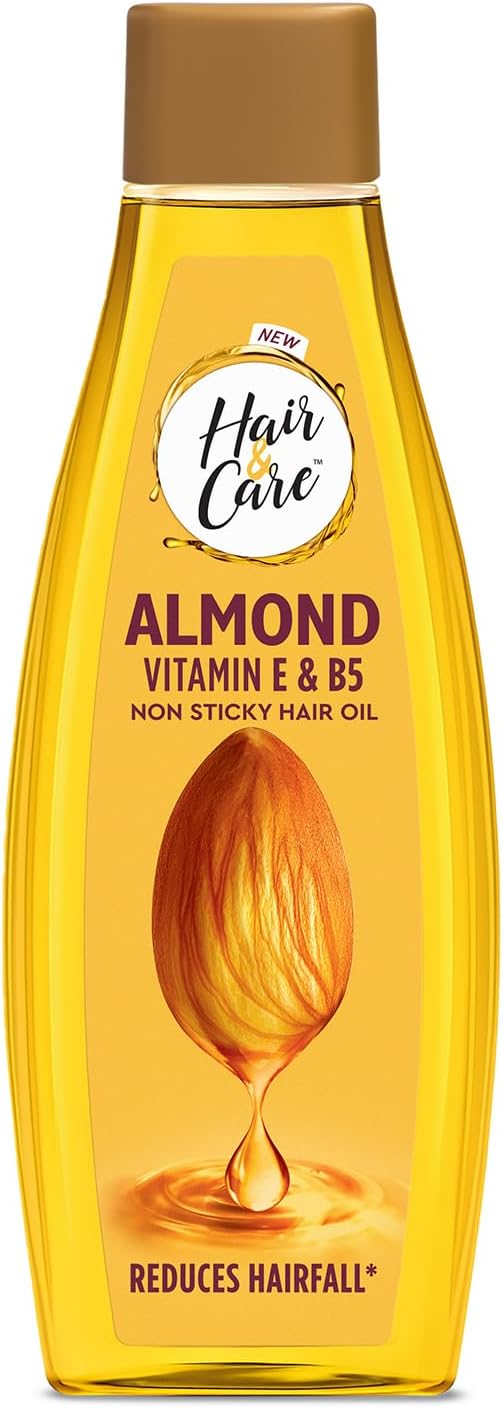 Hair & Care with Almond, Non-Sticky Hair Oil, 500ml