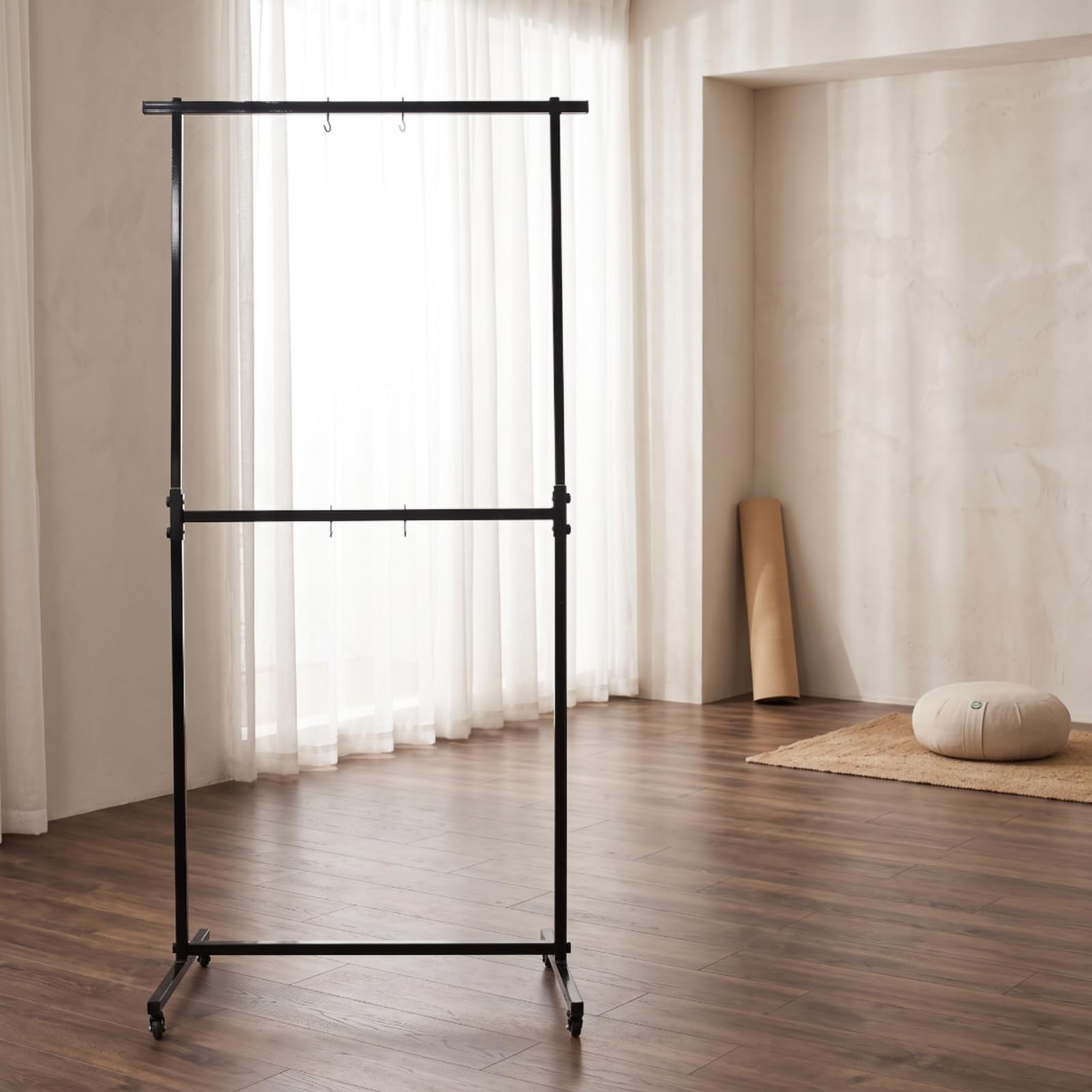 Gralara Supporto Mobile Telaio Professionale per Musicisti, Centro Meditazione, Palco , Adatto Per Gong Da 80-90cm