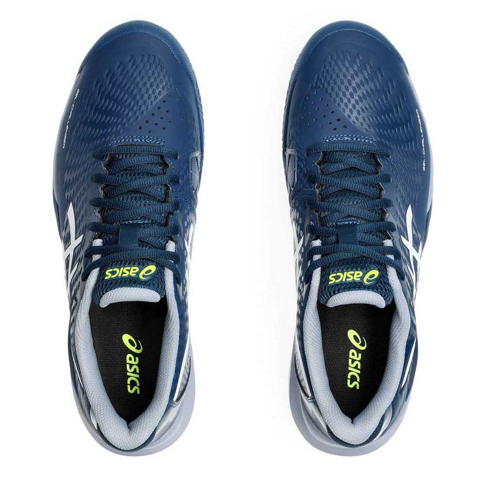 ASICS Challenger 14 Man Tennis Shoes Blue Yellow