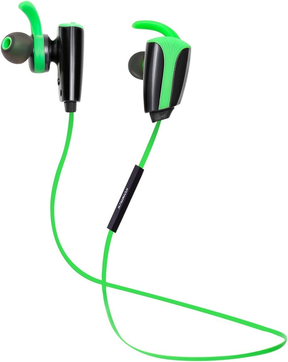 ViCAN H903 Wireless Bluetooth Headphones，Noise Cancelling Running Stereo Headsets with Microphone and Volume Control (Green)