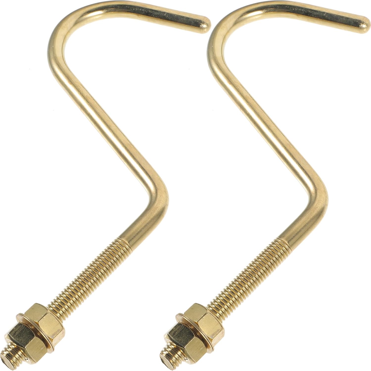 CHILDWEET 2pcs Copper Snooker Hook 12mm Wear-resistant Pool Cue Rack Accessories for Billiard Table Organizing and Hanging Pool Cues
