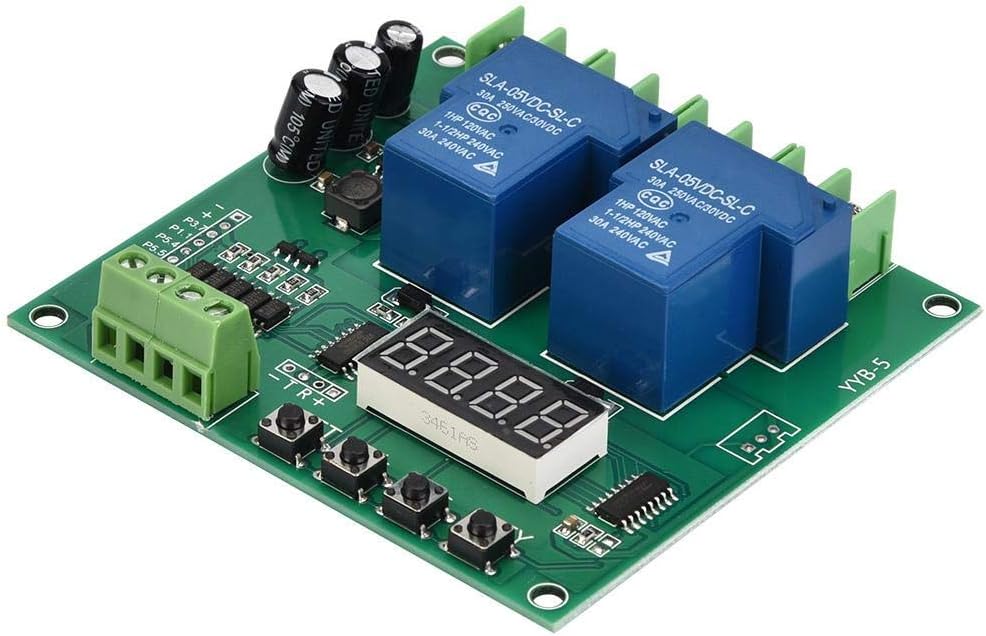 Motor Controller Board, YYB-5 12v 24v Motor Controller Drive Board Forward / Reverse Control Module for Solenoid Valve, Pumps, Motors, Lights
