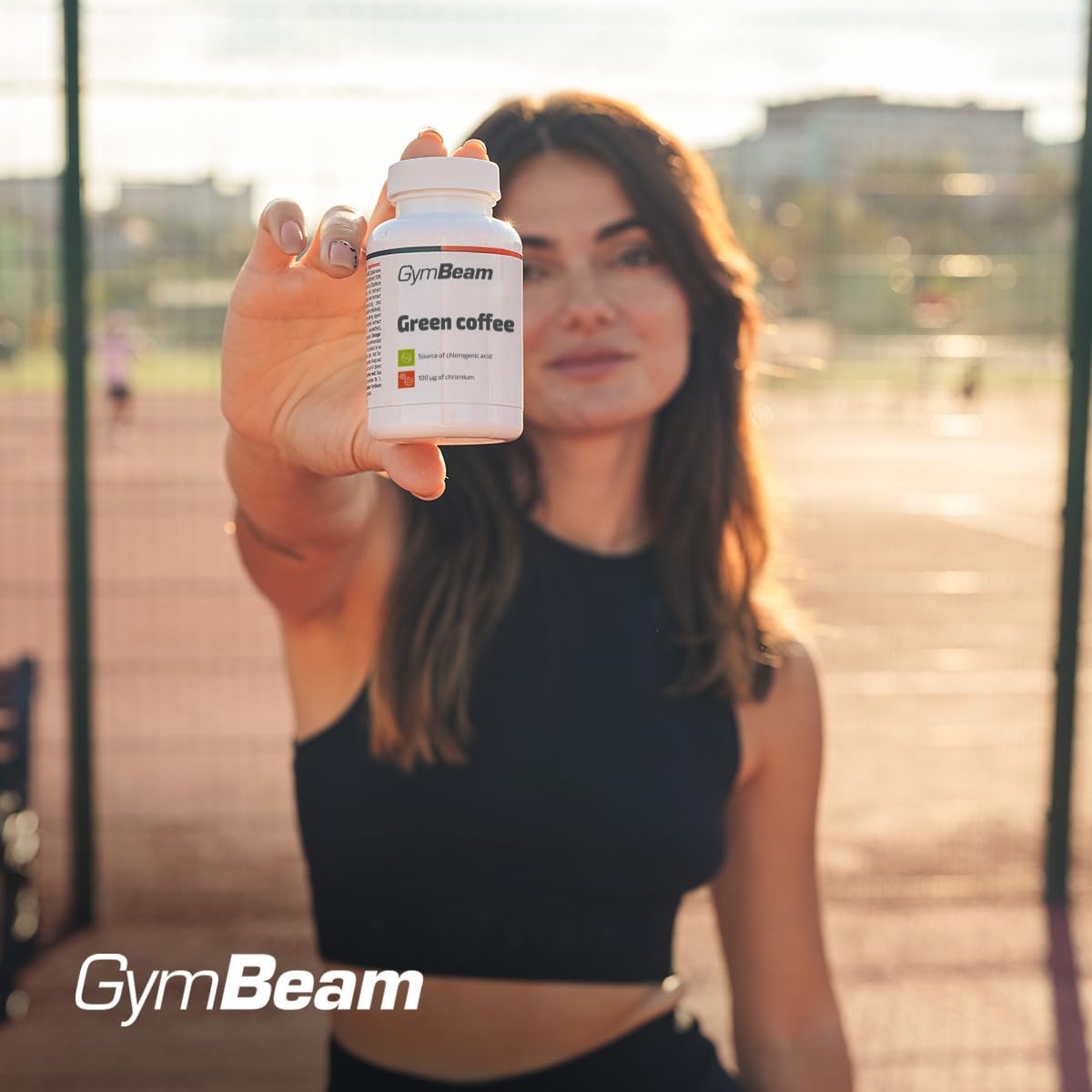 GymBeam Caffè Verde - Estratto di Caffè Verde con Acido Clorogenico e Cromo per Aiutare a Perdere Peso, Bruciagrassi Naturale, Supporta i Livelli di Glucosio nel Sangue, 120 cps