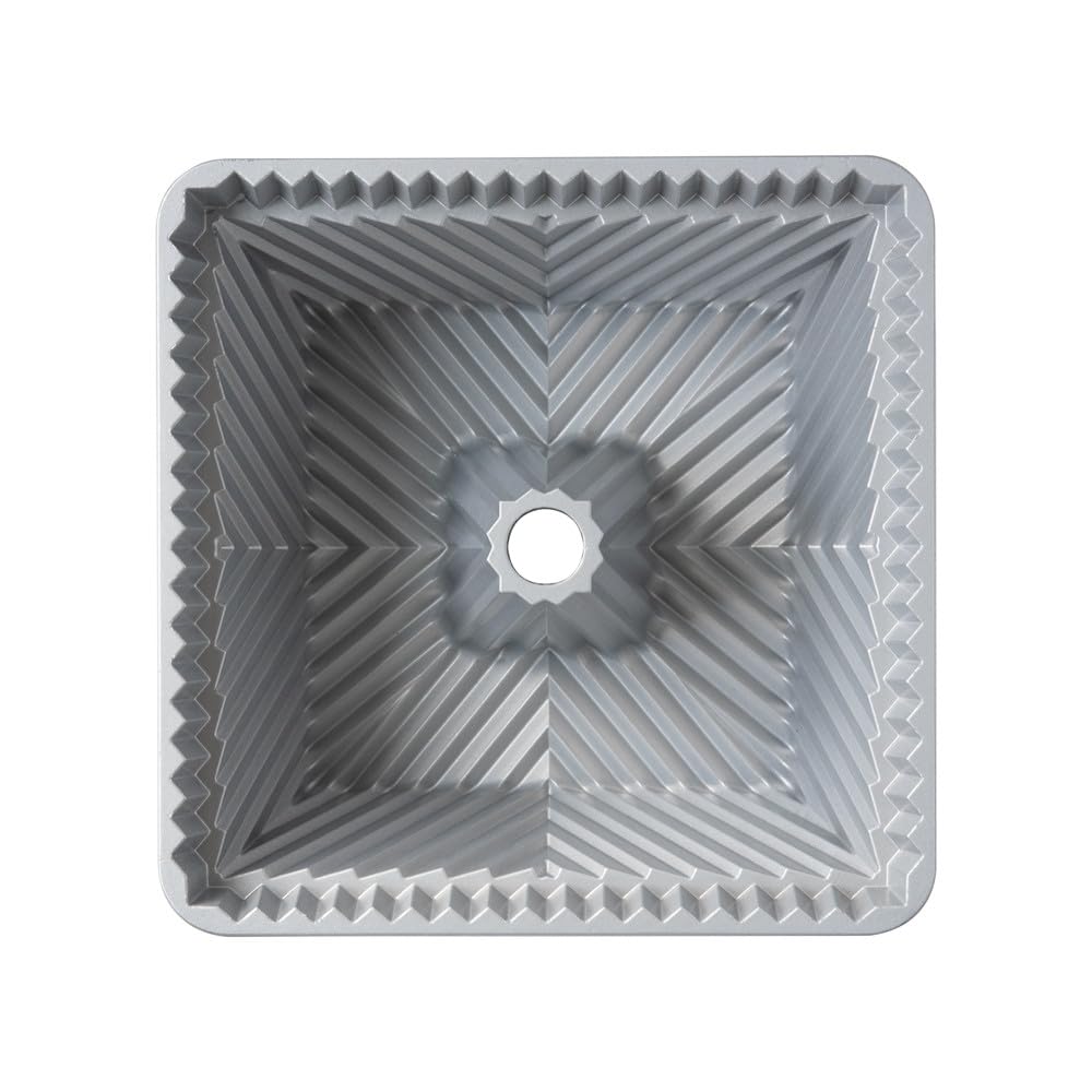 Nordic Ware Moule à gâteau Bundt® carré Graphite