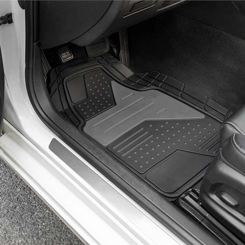 HDAJDWA Tappetini Auto per Infiniti QX70 2013-2024 LHD, Tappetini Auto all-Inclusive Impermeabili e Antiscivolo, Tappetini per Auto in Pelle per Tutte Le Stagioni,F Brown