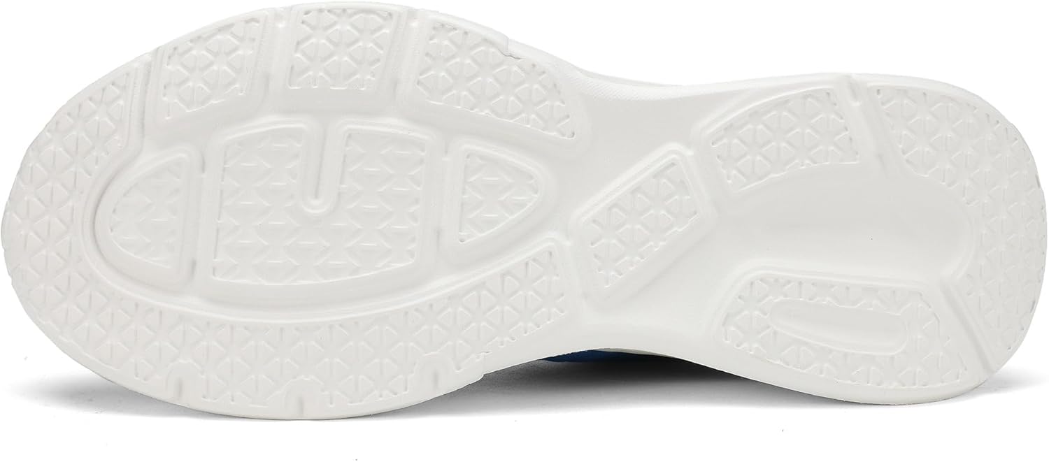 VAMJAM Men's Running Shoes Fashion Sneakers - Lightweight Breathable Flying Knitting Lace Up Mesh Walking Shoes Workout Casual Sports Shoes - Image 3