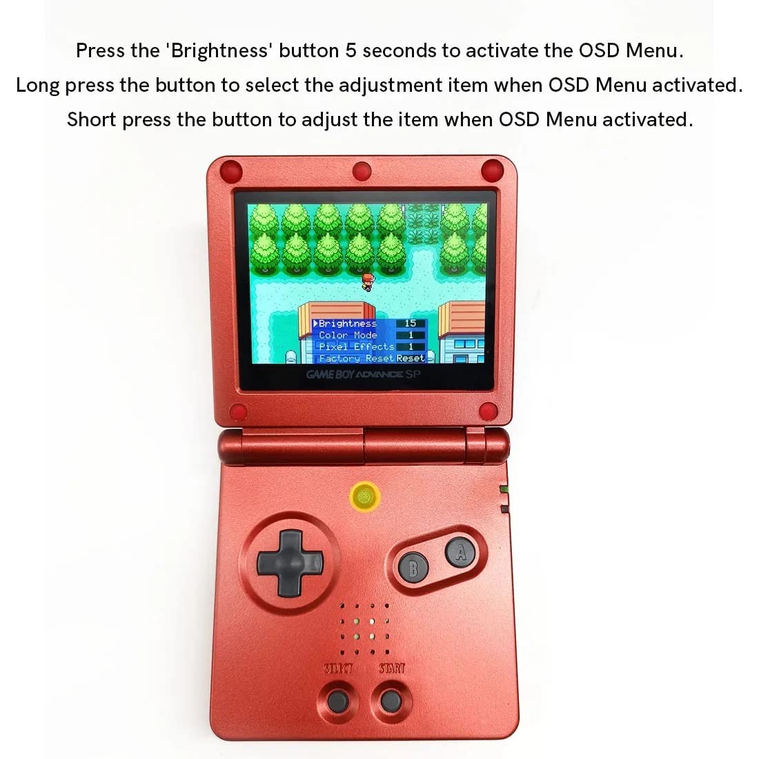 Amazon.com: Game Boy Advance SP Drop-In 3.0 IPS Backlight LCD Mod 