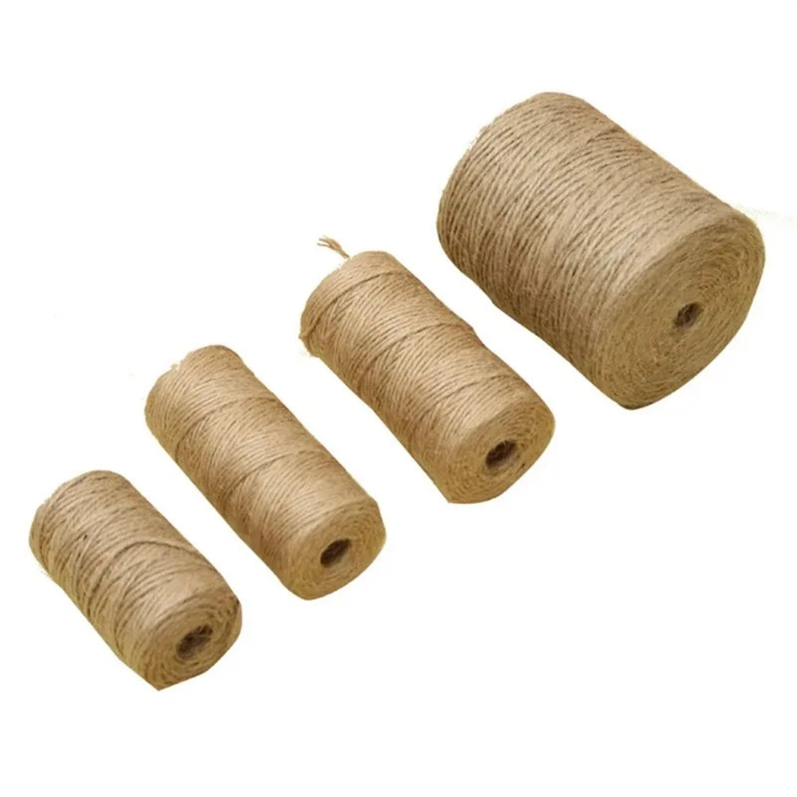 Corda di iuta Corda di iuta naturale, spago, nastro, artigianato, cucito, fai da te, canapa, decorazione for feste nozze