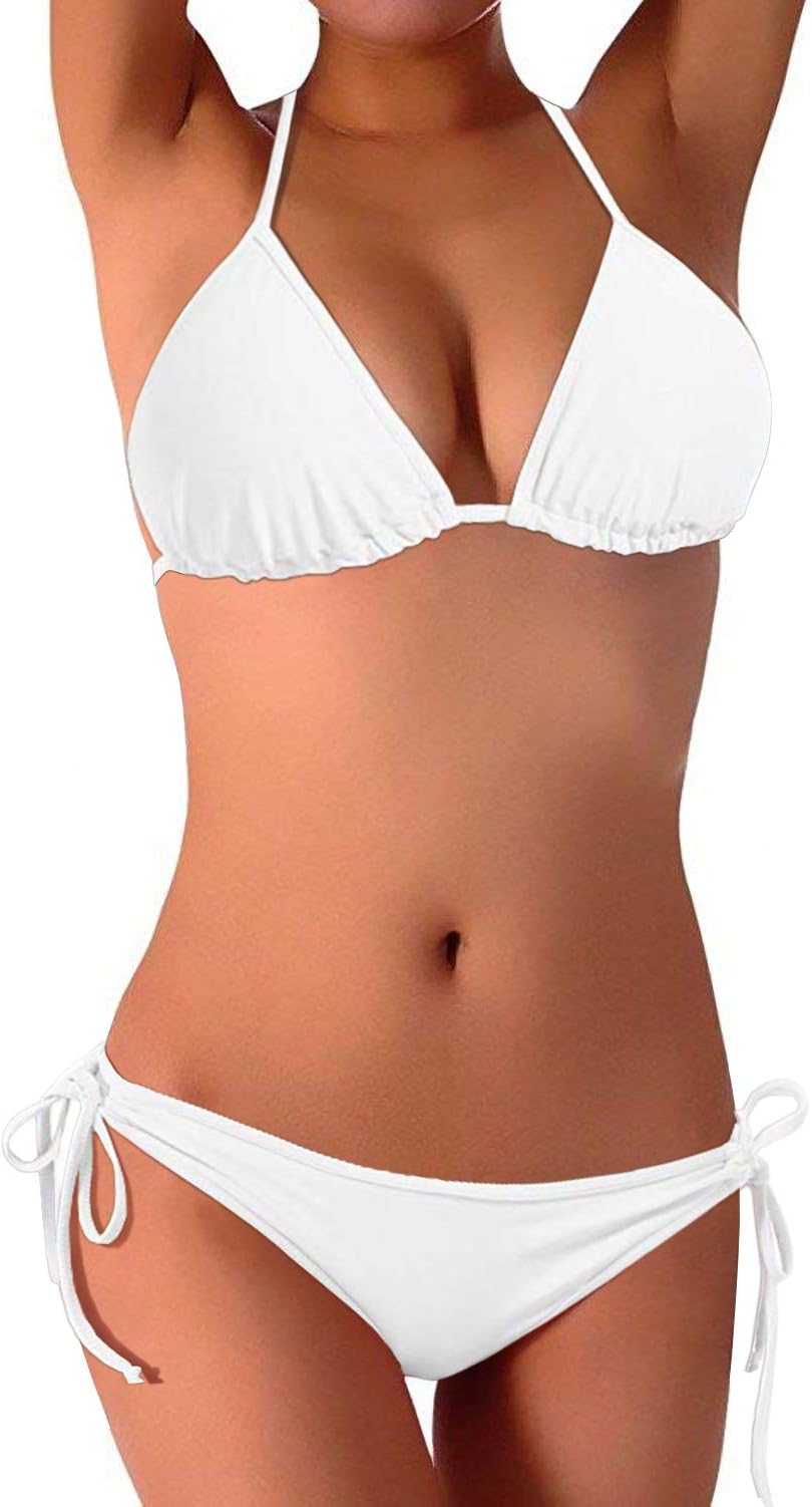 Women Bathing Suit American USA Flag Push up Tassel Fringe 2 pcs Bikini