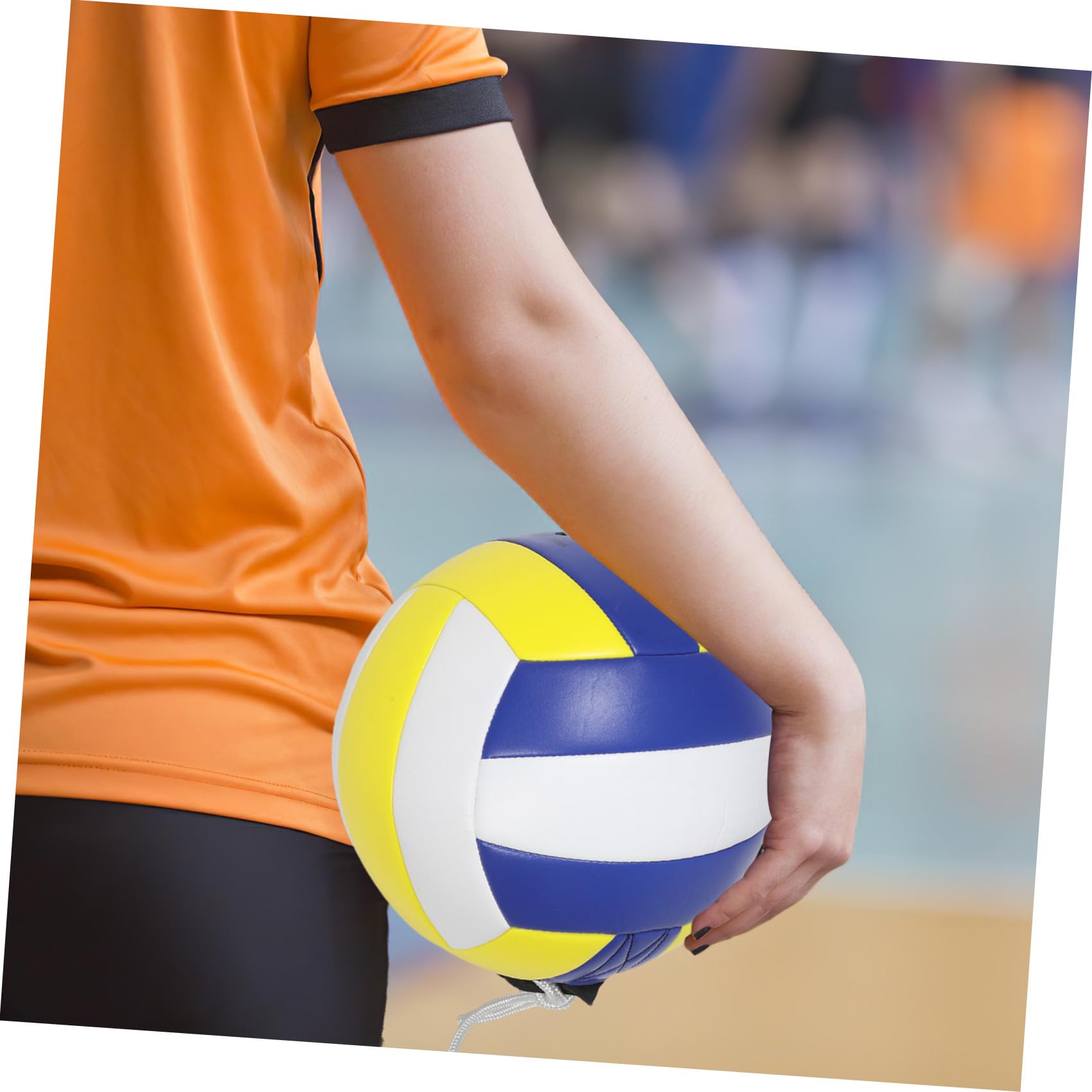 ORFOFE Entrenador de Voleibol con Pelota sobre Cuerda PVC Ajustable