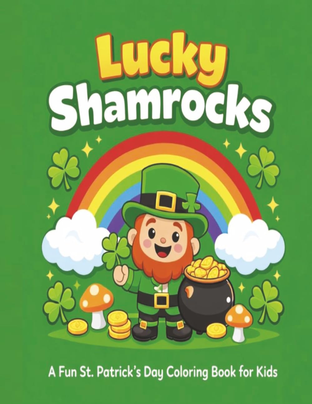 Lucky Shamrocks: A Fun St. Patrick’s Day Coloring Book for Kids