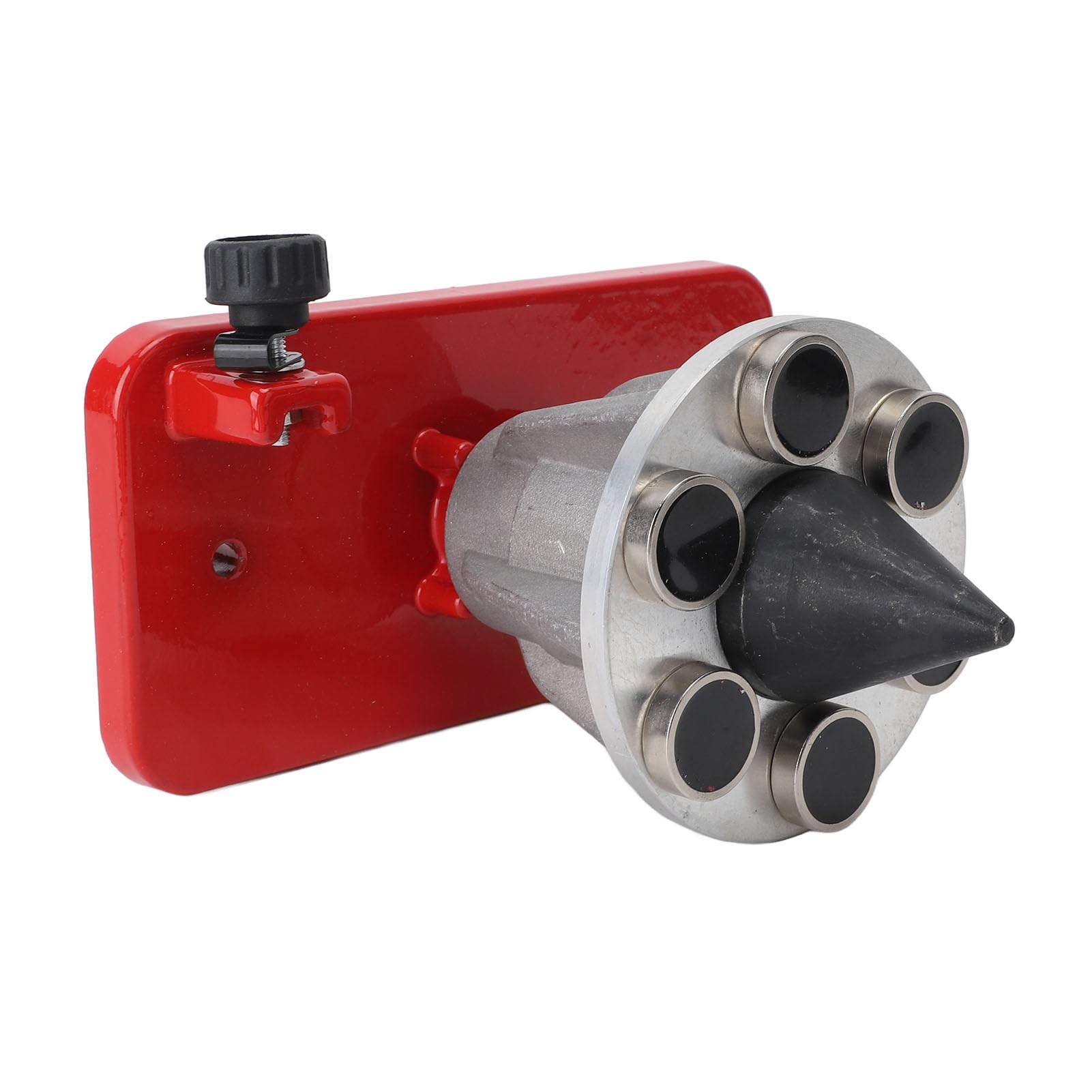 Equilibrador de Cuchillas de Montaje en Pared Material Metálico Resistente para Cuchillas de Cortacésped Troy, Herramienta de Equilibrio Precisa para Jardineros Profesionales
