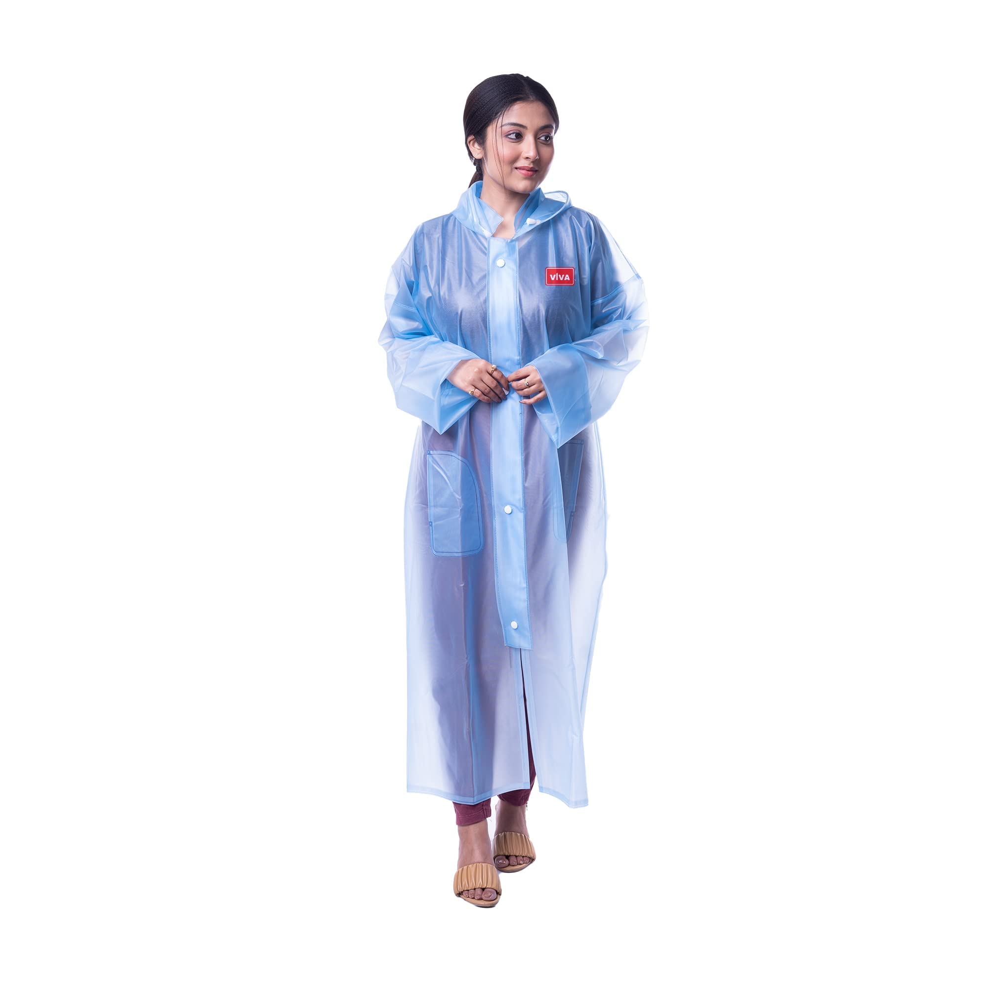 viva rainwear Ladies Waterproof Long Sleeves Raincoat Victoria-picture-14