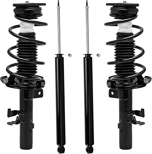 Miniatura 50 de Detroit Axle - Amortiguadores para Chevy Trailblazer EXT SSR GMC Envoy XL XUV Buick Rainier Saab 9-7x Isuzu Ascender 2 puntales delanteros con