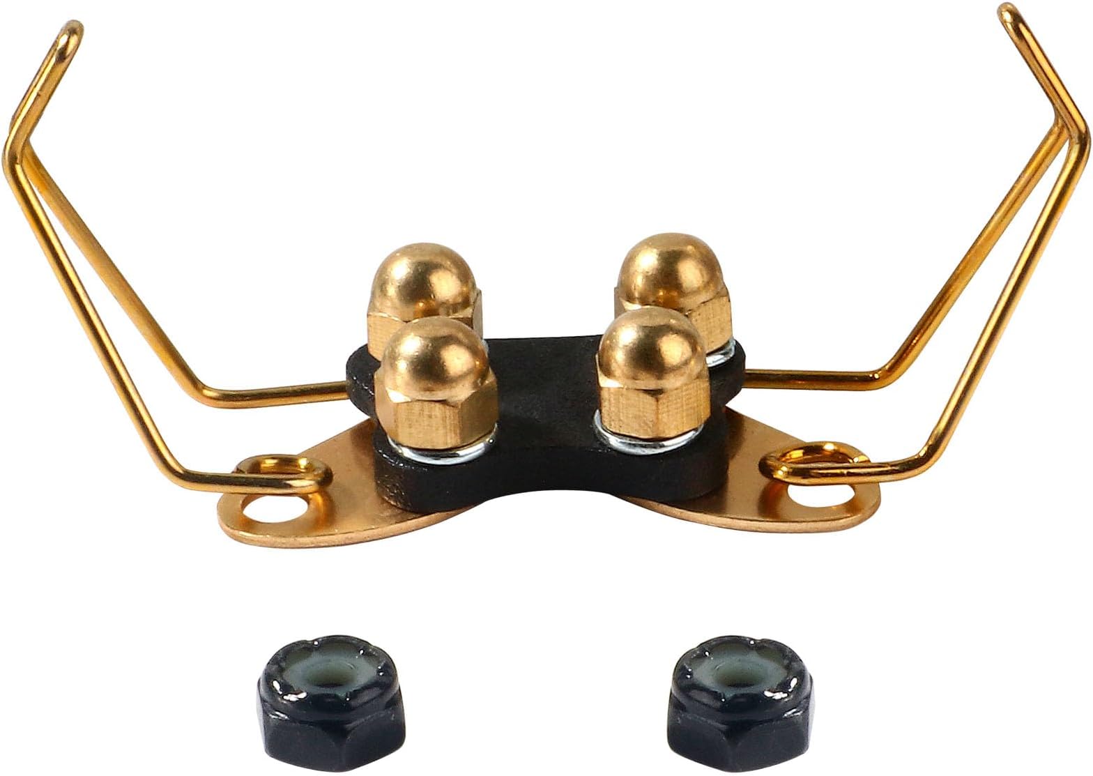 CPAD-011 Dog Training Collar Receiver Comfort Pad, Improve Contact Effect, Reduces Metal Irritation and Perfect for Dogs with Skin Sensitivities, Winged Ultra Comfort Brass Contact Points, Long Hair