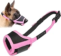 Vista 22 de LUCKYPAW Bozal para perro, bozales suaves para perros pequeños, medianos y grandes, cubierta de boca transpirable para dejar de morder y masticar