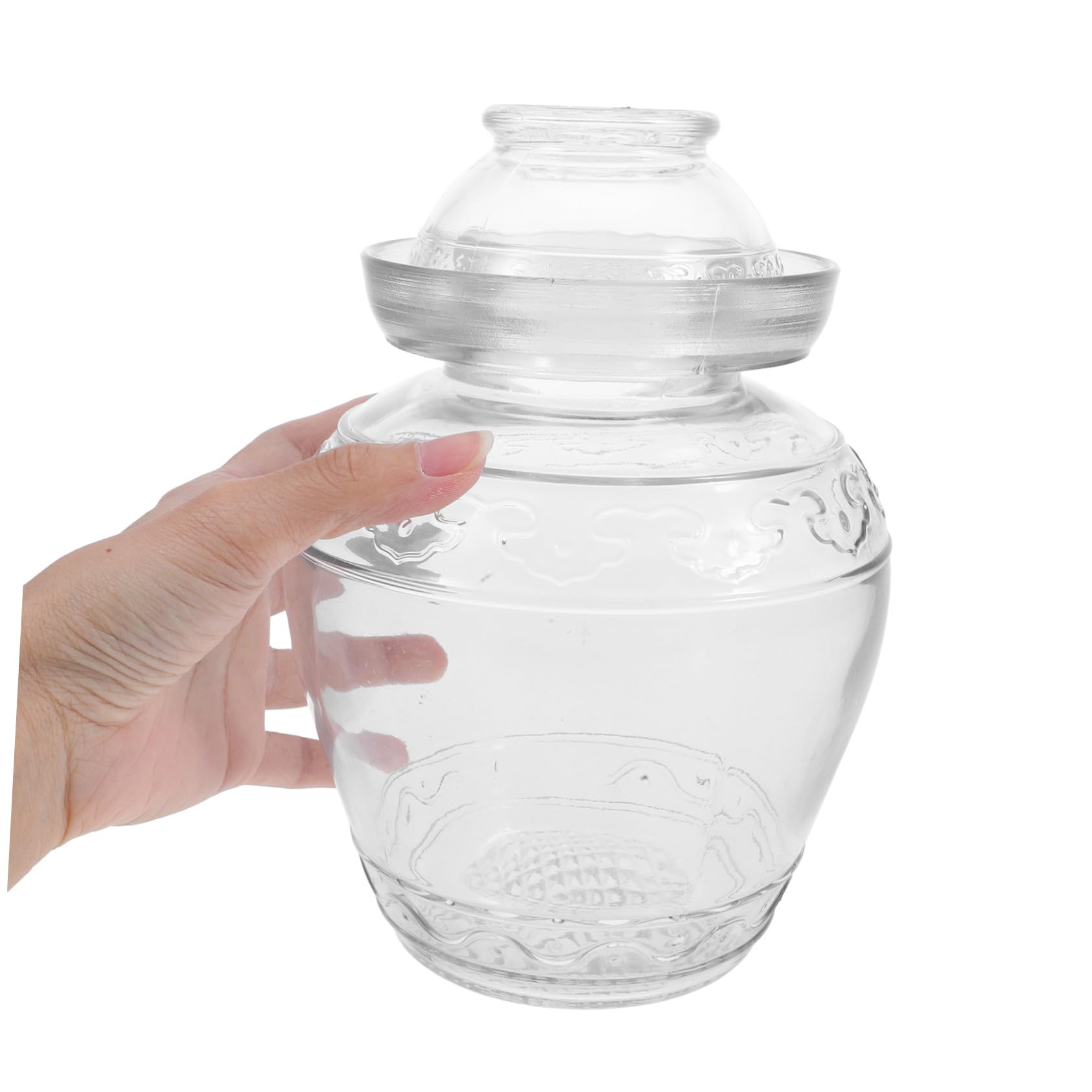 Cabilock Einmachglas als Vorratsdose aus Glas mit Hoher Festigkeit Großes und Luftdichtem Verschluss zur Aufbewahrung von Gemüse für Küche und Gärgläser