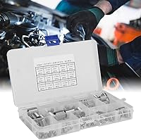 Vista 5 de YWBL-WH Kit surtido de tornillos de herramienta de reparación de rosca de alambre de acero inoxidable 140pcs con caja de plástico